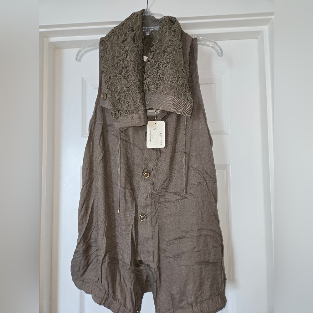 Matilda Jane Olive Green Vest
